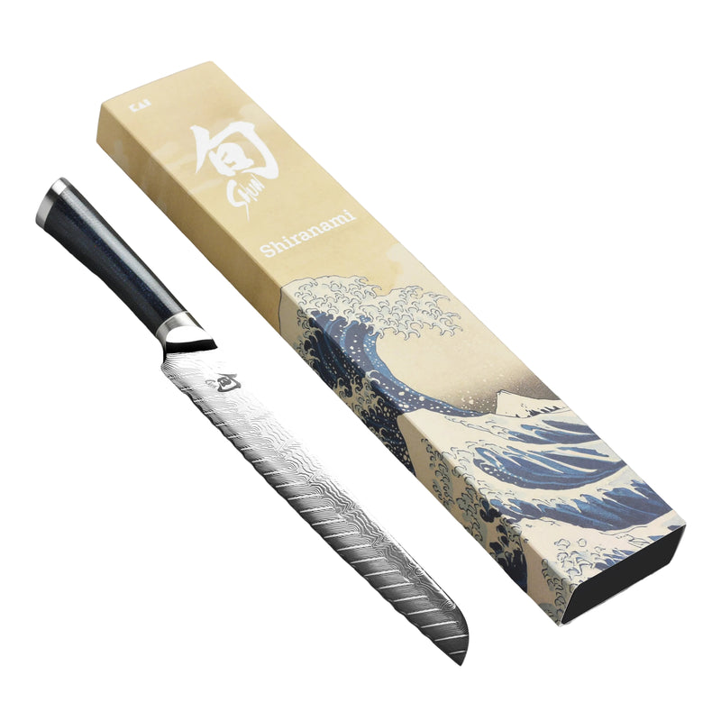 Load image into Gallery viewer, Shun Shiranami 9" Bread Knife
