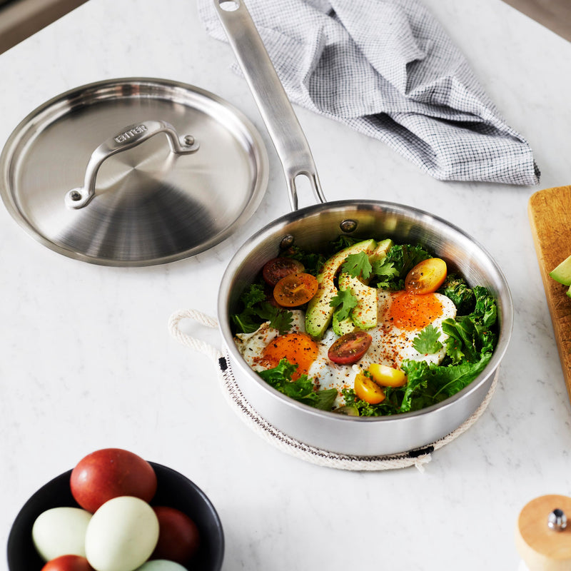 Load image into Gallery viewer, Heritage Steel Eater Series 1.5 Quart Mini Sauté with Lid
