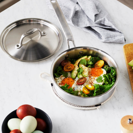 Heritage Steel Eater Series 1.5 Quart Mini Sauté with Lid