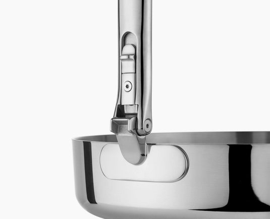 Joseph Joseph Space Steel Folding Handle 3.5Qt. Sauté Pan & Lid