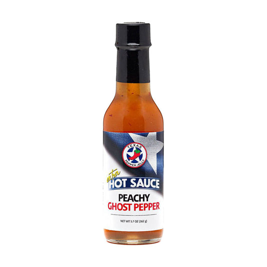 Texas Pepper Jelly Peachy Ghost Pepper Hot Sauce - 5.7oz