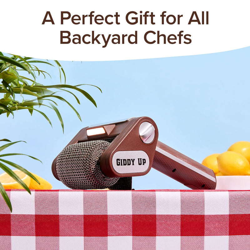 Load image into Gallery viewer, Horsepower Giddy Up Bristle Free Cordless Grill Brush
