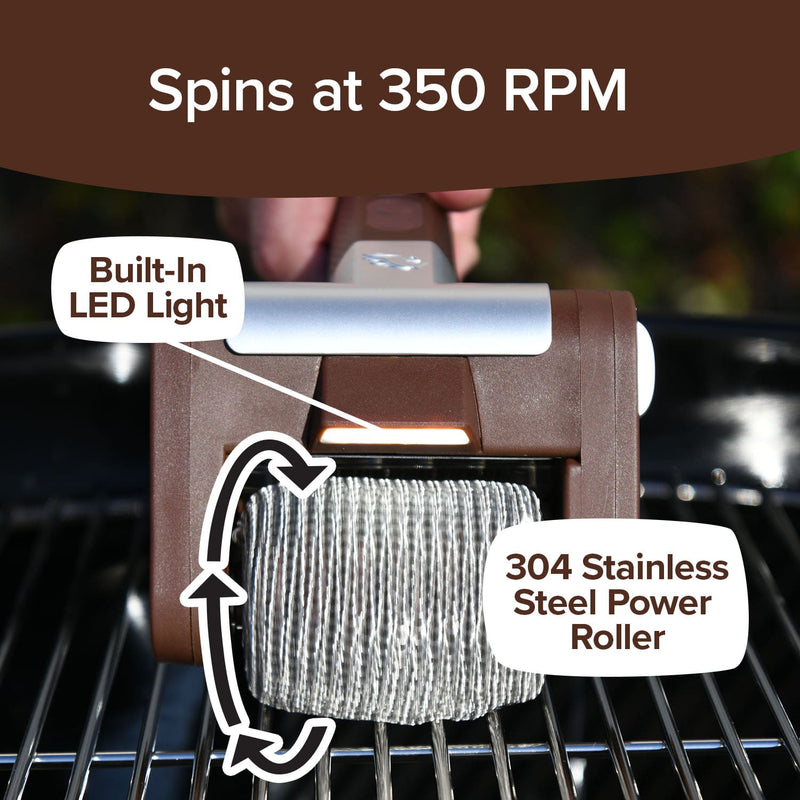 Load image into Gallery viewer, Horsepower Giddy Up Bristle Free Cordless Grill Brush
