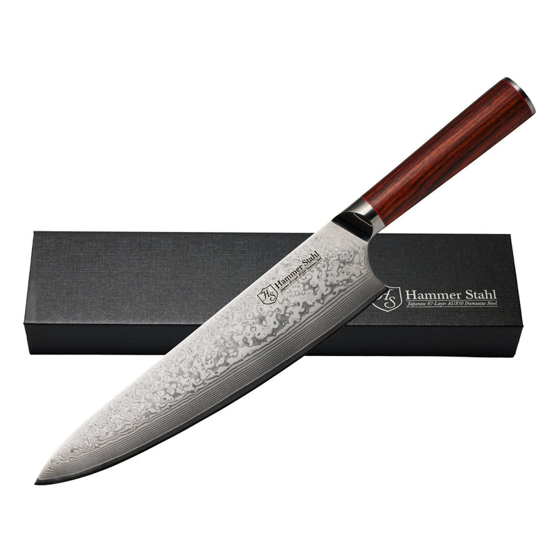 Load image into Gallery viewer, Hammer Stahl 9&quot; Chef Knife - Damascus Series
