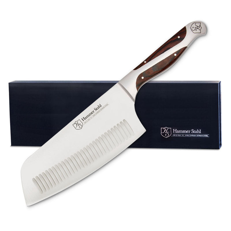 Load image into Gallery viewer, Hammer Stahl 7&quot; Vegetable Cleaver
