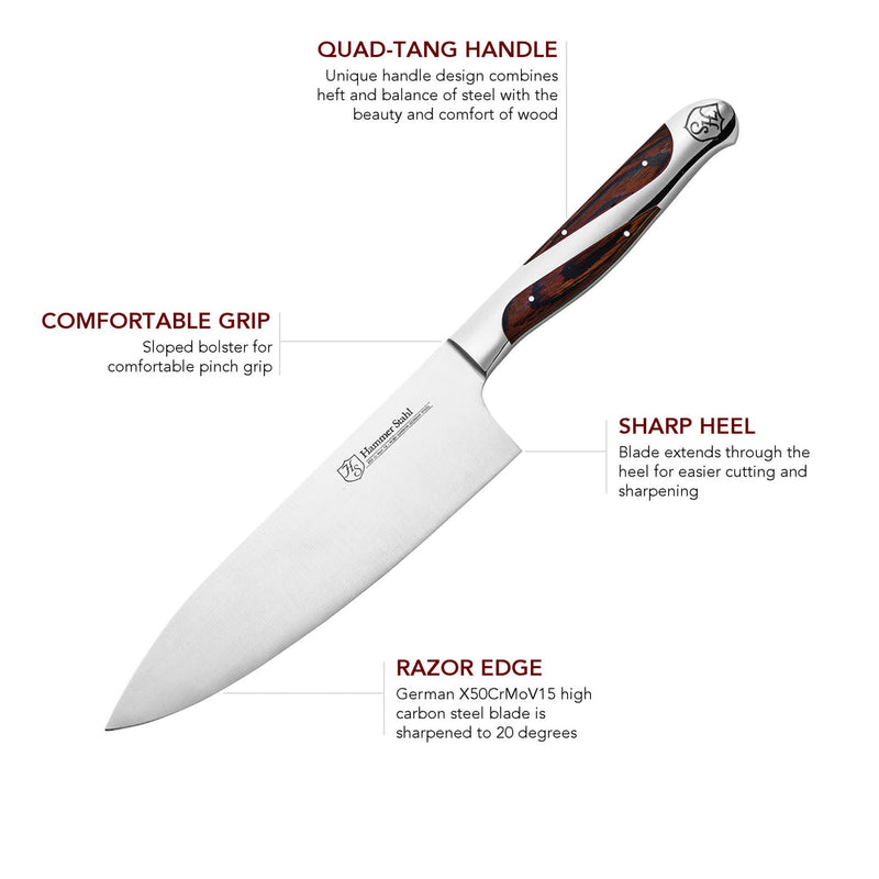 Load image into Gallery viewer, Hammer Stahl 6&quot; Chef Knife
