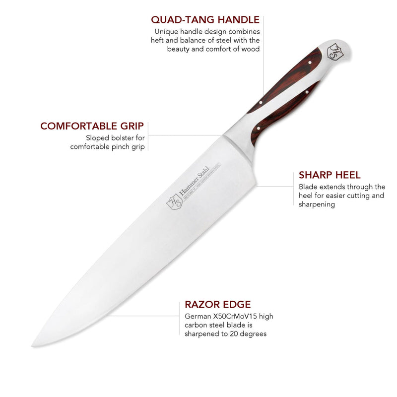 Load image into Gallery viewer, Hammer Stahl 10&quot; Chef Knife
