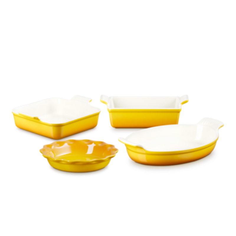 Load image into Gallery viewer, Le Creuset Heritage 4-Piece Bakeware Essentials Set
