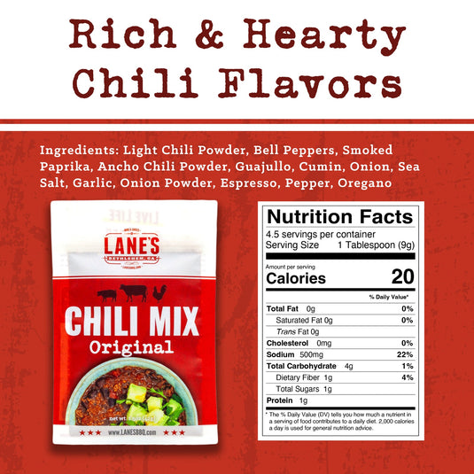 Lane's BBQ: Original Chili Mix
