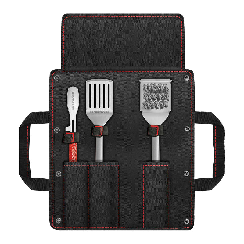 Load image into Gallery viewer, Kamado Joe Krafted™ Steel Grilling Tools Accessories Kit
