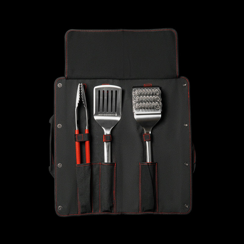 Load image into Gallery viewer, Kamado Joe Krafted™ Steel Grilling Tools Accessories Kit
