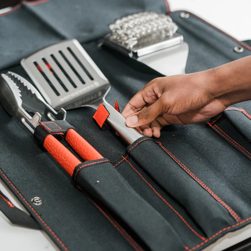Load image into Gallery viewer, Kamado Joe Krafted™ Steel Grilling Tools Accessories Kit
