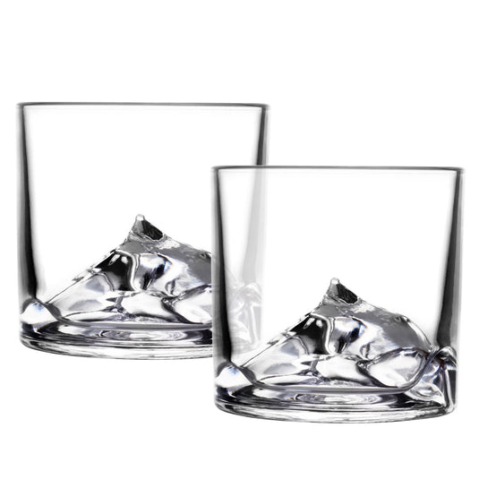 Liiton Everest Crystal Whiskey Glasses Set of 2