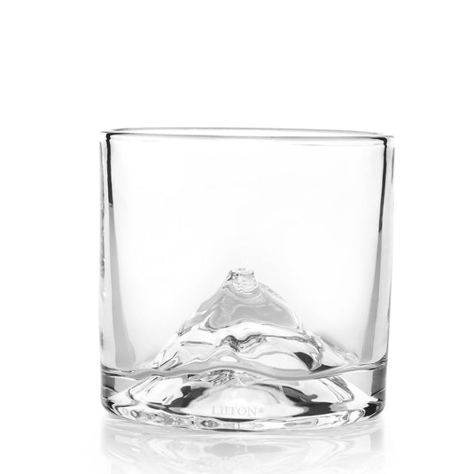 Liiton Fuji Crystal Whiskey Glasses Set of 2