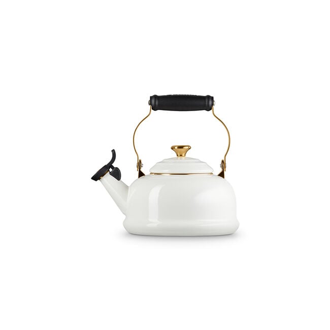 Load image into Gallery viewer, Le Creuset Classic Whistling Kettle with Gold Knob
