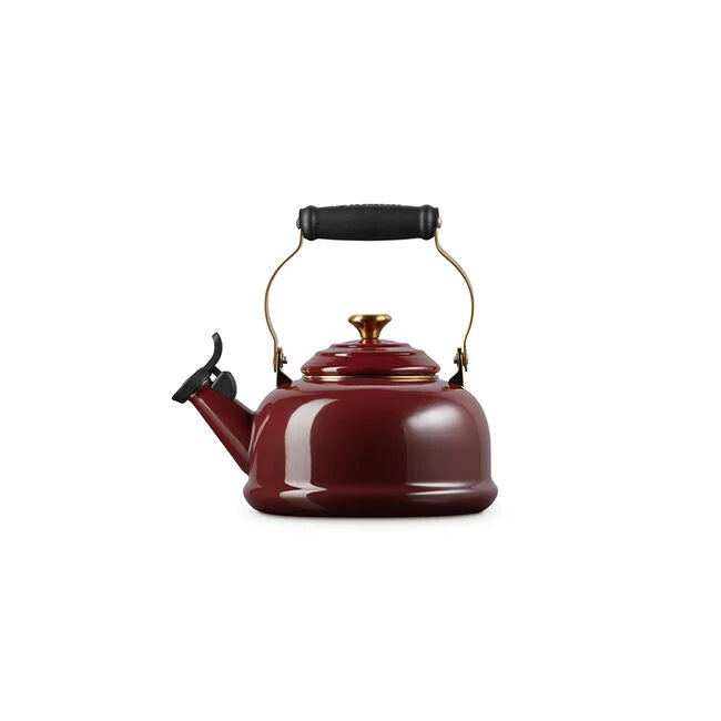 Load image into Gallery viewer, Le Creuset Classic Whistling Kettle with Gold Knob
