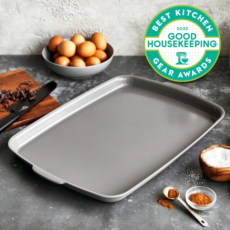 Load image into Gallery viewer, GreenPan Premiere Ovenware Ceramic Nonstick 18&quot; x 13&quot; Half Sheet Pan
