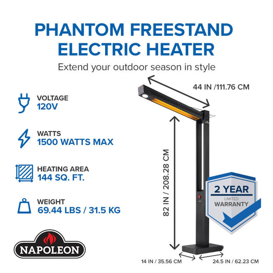 Napoleon Phantom Freestand Outdoor Electric Infrared Heater