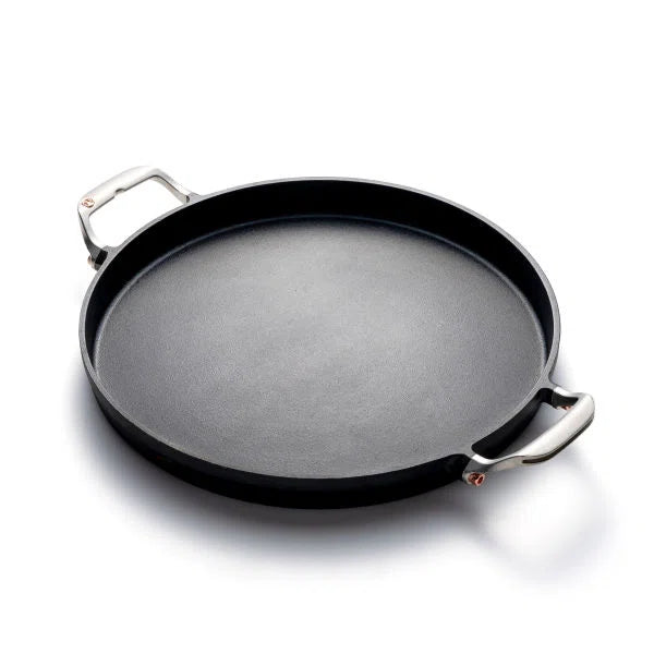 Load image into Gallery viewer, Outset Deep Dish Cast Iron Grill Pan For Pizza and Paella
