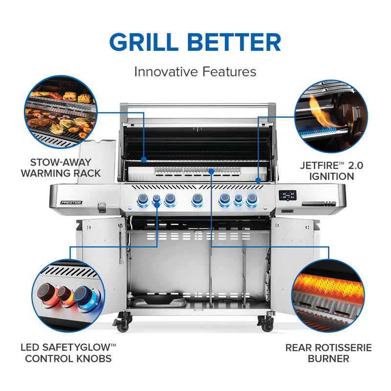 Load image into Gallery viewer, Napoleon Prestige® 665 Connected with Infrared Side and Rear Burner
