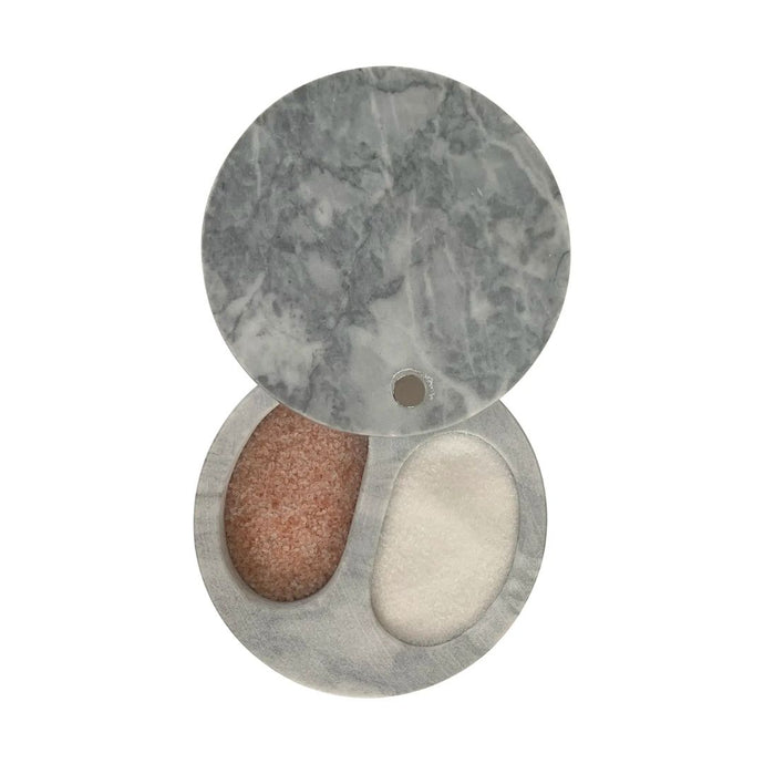Fox Run White Marble Salt Cellar