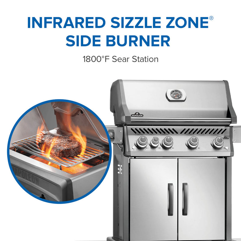 Load image into Gallery viewer, Napoleon Rogue® PRO 525 SIB with Infrared Side Burner
