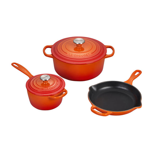 Le Creuset Signature Pannenset 5-delig Le Creuset Signature Pannenset 5-delig