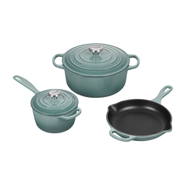 Load image into Gallery viewer, Le Creuset 5-Piece Signature Cast Iron Set
