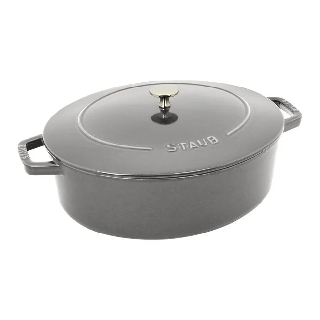 Load image into Gallery viewer, Staub 6.25 QT Wide Oval Dutch Oven
