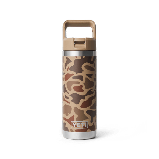 YETI Rambler 18 oz Bottle with Straw Cap & Color Matched Lid