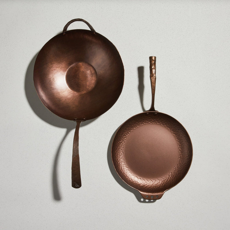 Load image into Gallery viewer, Smithey Ironware Hand-Forged Carbon Steel Set
