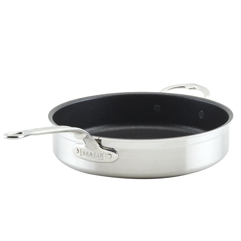 Load image into Gallery viewer, Hestan ProBond Professional Clad Stainless Steel TITUM® Nonstick Sauté Pan with Cover, 5-Quart
