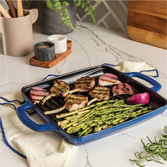 Lodge USA Enamel 11” Enameled Cast Iron Grill Pan Black Friday Sale