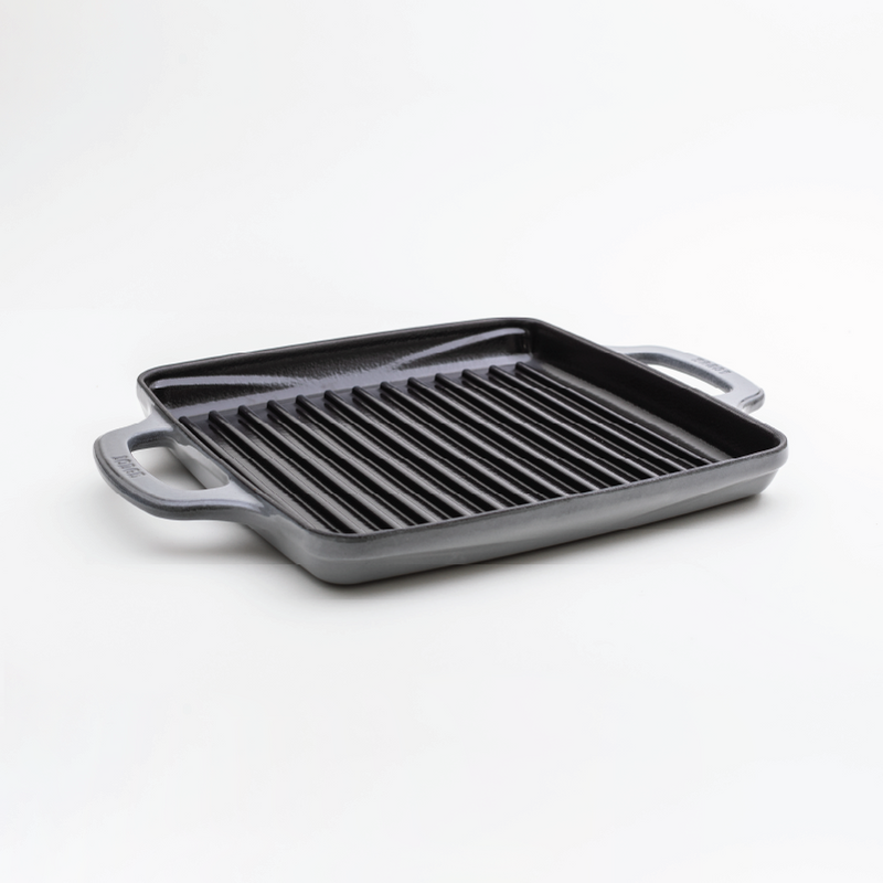 Load image into Gallery viewer, Lodge USA Enamel 11” Enameled Cast Iron Grill Pan Black Friday Sale
