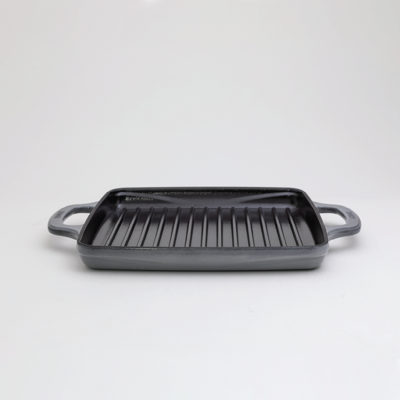 Load image into Gallery viewer, Lodge USA Enamel 11” Enameled Cast Iron Grill Pan Black Friday Sale
