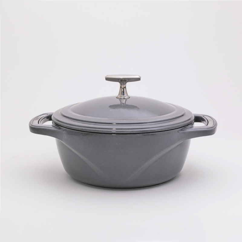 Load image into Gallery viewer, Lodge USA Enamel™ 3 Qt. Enameled Cast Iron Dutch Oven Black Friday Sale
