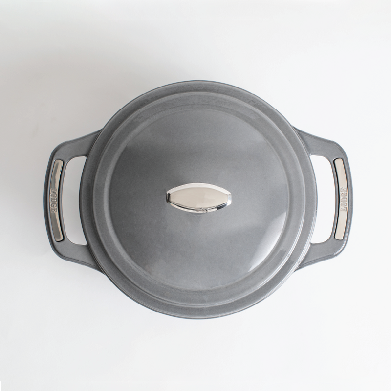 Load image into Gallery viewer, Lodge USA Enamel™ 3 Qt. Enameled Cast Iron Dutch Oven Black Friday Sale
