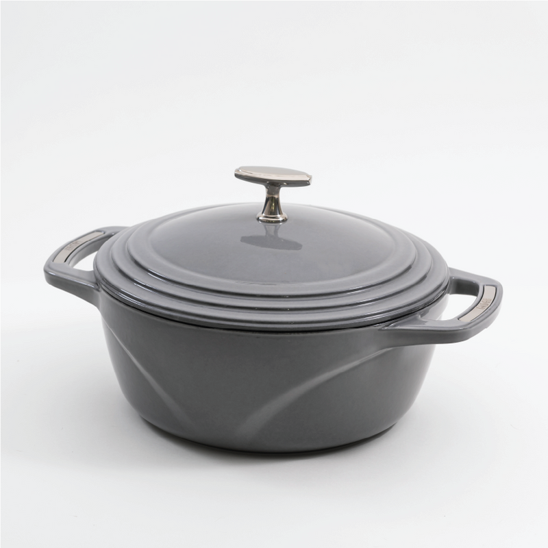 Load image into Gallery viewer, Lodge USA Enamel™ 4.5 Qt. Enameled Cast Iron Dutch Oven Black Friday Sale
