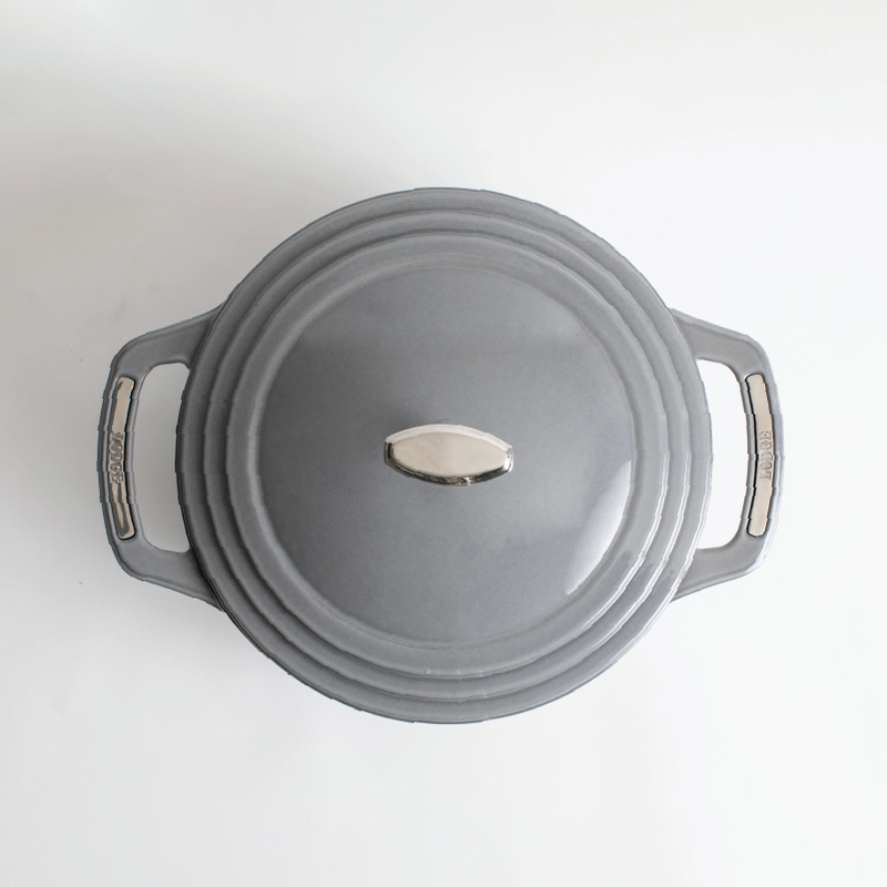 Load image into Gallery viewer, Lodge USA Enamel™ 4.5 Qt. Enameled Cast Iron Dutch Oven Black Friday Sale
