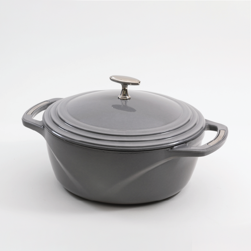 Load image into Gallery viewer, Lodge USA Enamel™ 6 Qt. Enameled Cast Iron Dutch Oven Black Friday Sale
