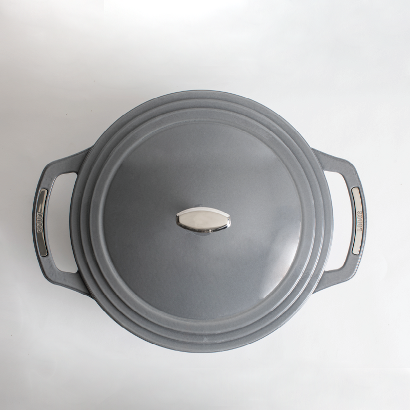 Load image into Gallery viewer, Lodge USA Enamel™ 7.5 Qt. Enameled Cast Iron Dutch Oven Black Friday Sale
