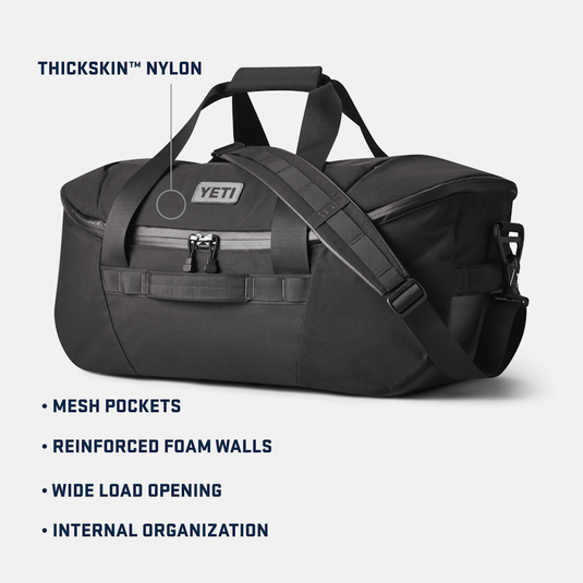 yeti 60l duffel bag Watch Crossroads Review. Holds 3 Days on Amazon Live This durable duffel is designed to fit all the gear you need for your next road trip Crossroads 60L Travel Duffel