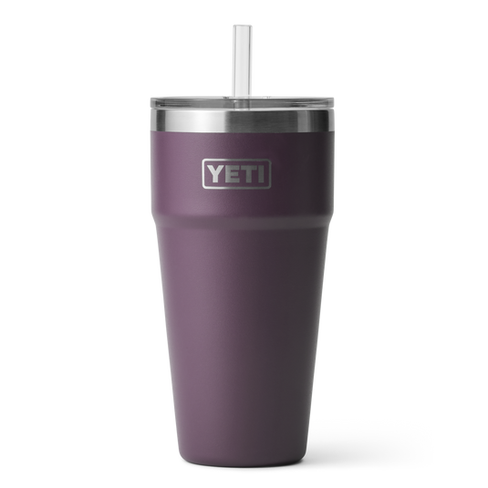 YETI Rambler 26 oz Stackable Cup w/ Straw Lid — Nordic Purple