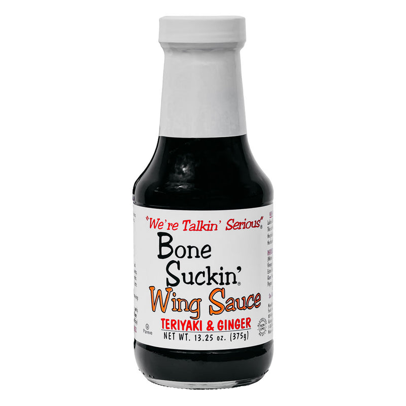 Load image into Gallery viewer, Bone Suckin’® Wing Sauce, Teriyaki &amp; Ginger 13.25 oz. Jar
