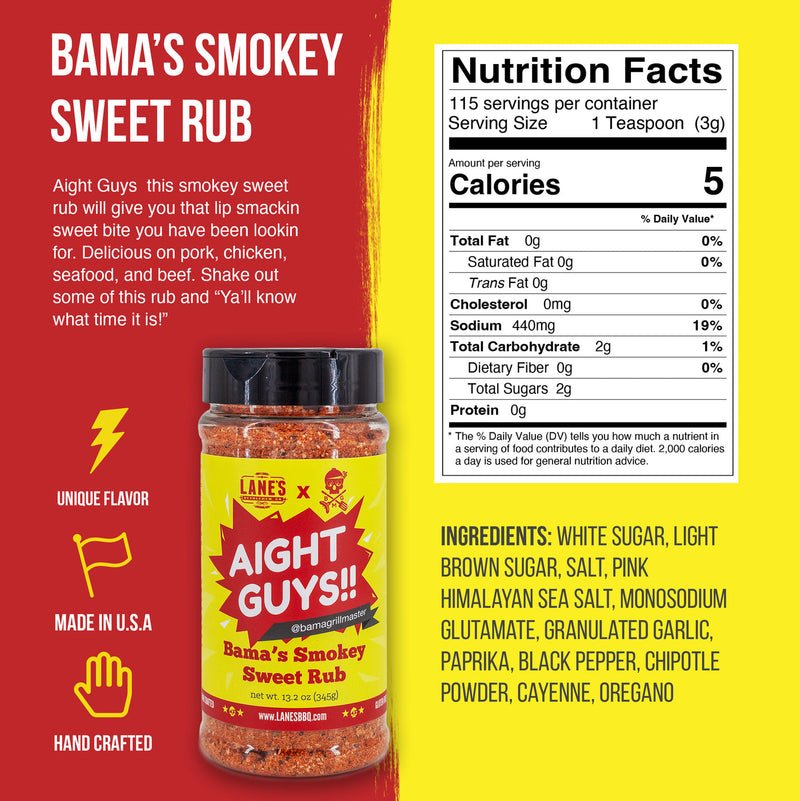 Load image into Gallery viewer, Lane's BBQ: Bama's Smokey Sweet Rub
