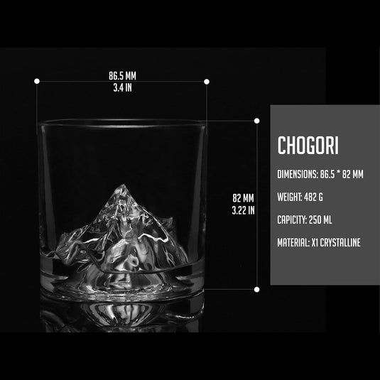 Liiton K2 Crystal Whiskey Glasses Set of 2