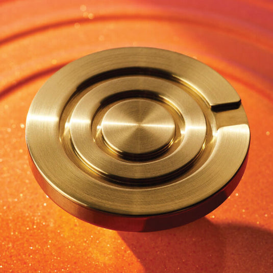 Le Creuset Signature Round Dutch Oven Flamme Dorée with Crucible Knob