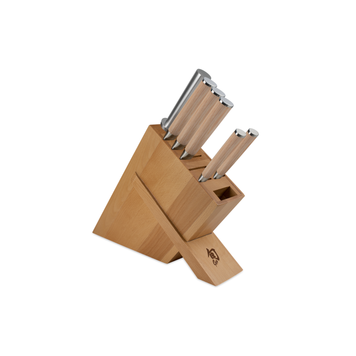 Load image into Gallery viewer, Shun Classic Blonde 7-Piece Block Set
