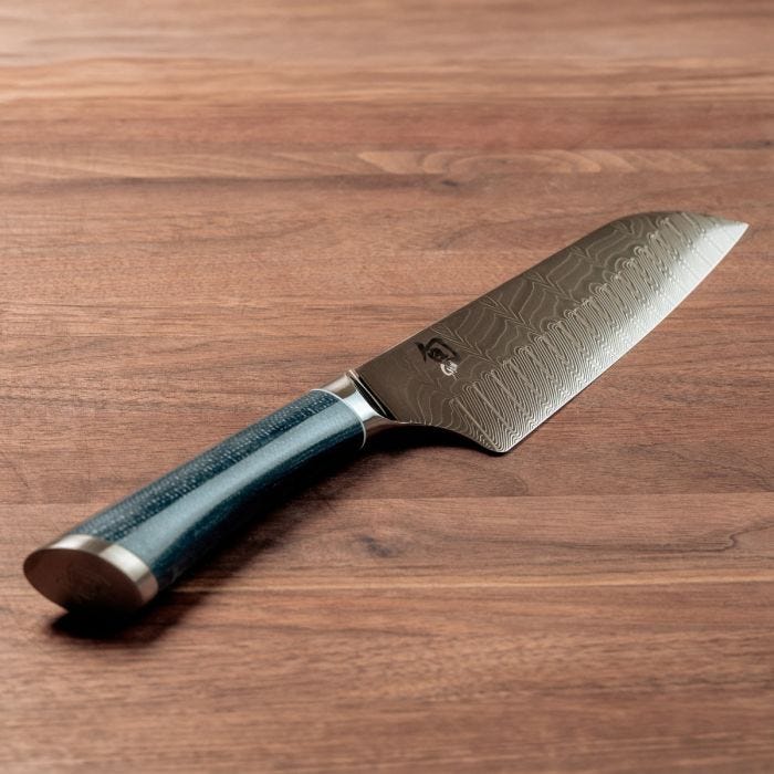 Load image into Gallery viewer, Shun Shiranami 7' Santoku
