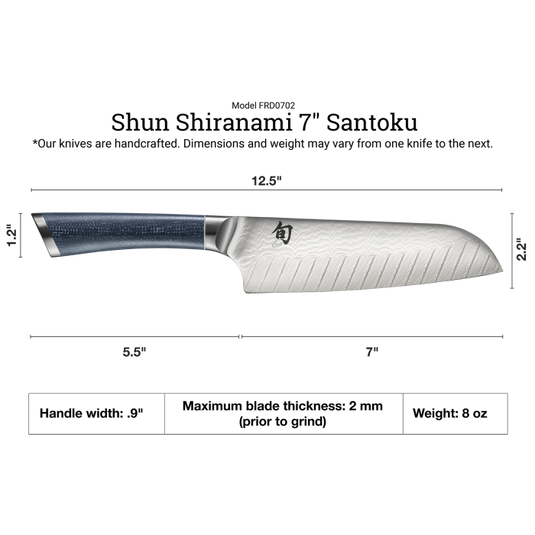 Shun Shiranami 7' Santoku